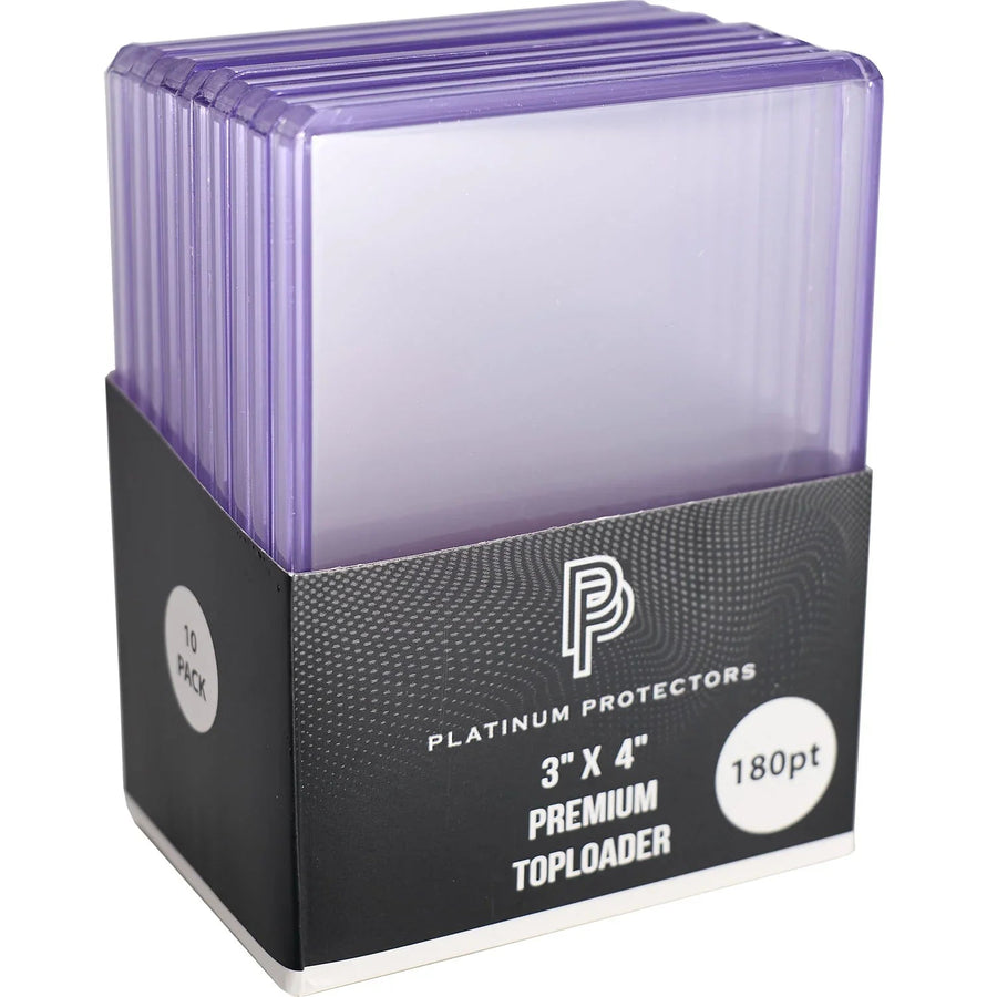 180pt Toploaders — For Jumbo Patches & Booklet Cards (10 - Pack) - The Ballers Bank