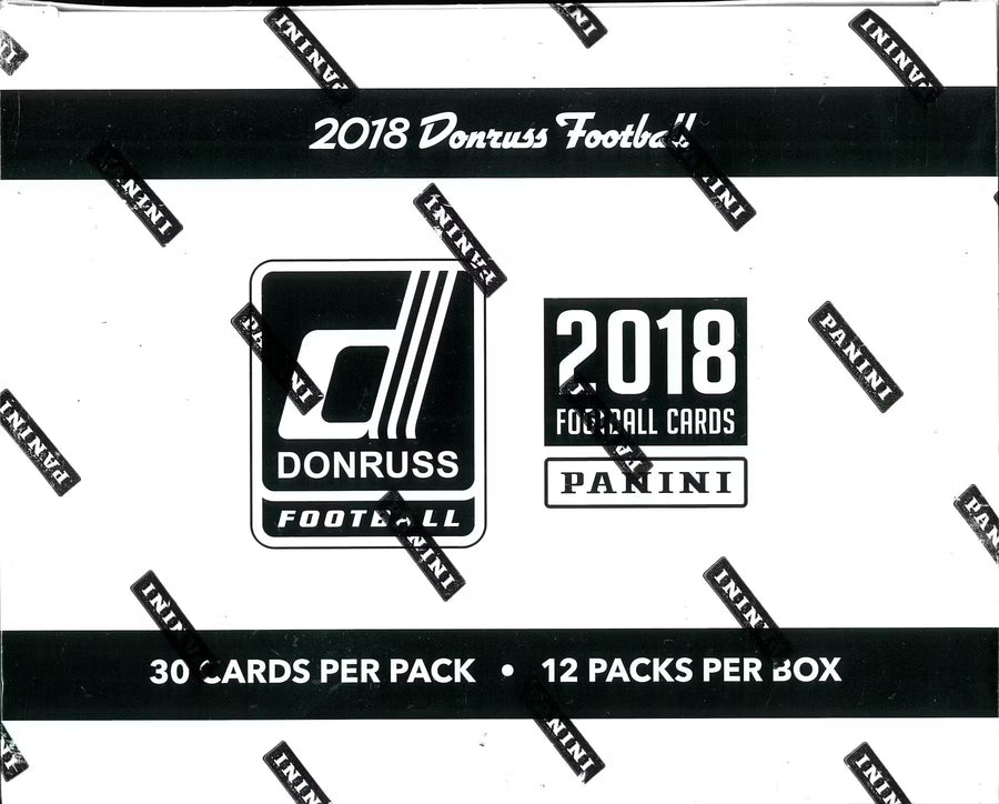2018 Panini Donruss Football Jumbo Trading Cards