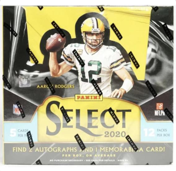 2020 Panini Select Football Hobby Trading Cards