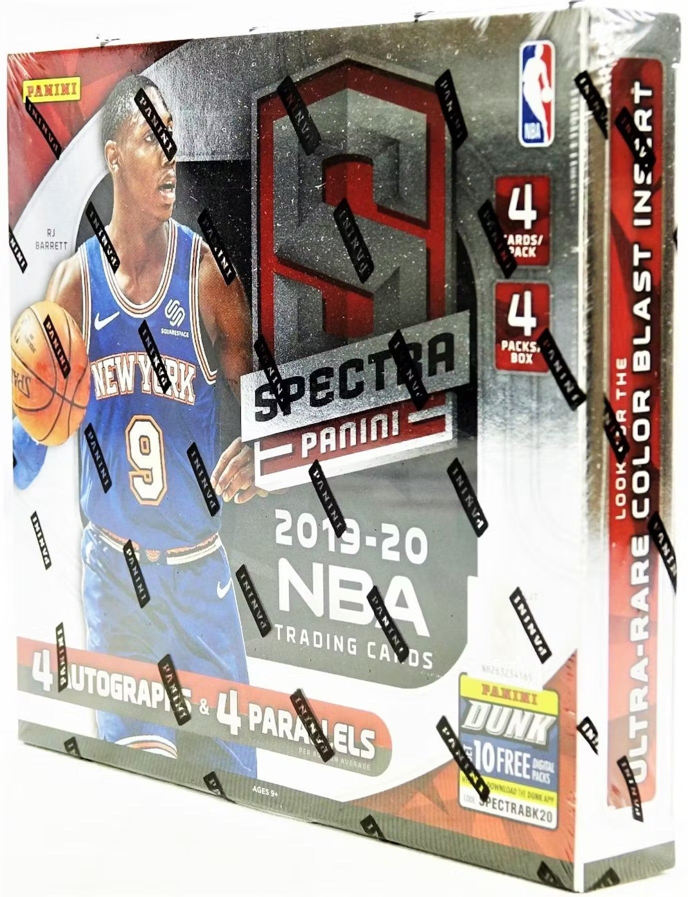 2019-20 Panini Spectra Basketball Hobby Trading Cards