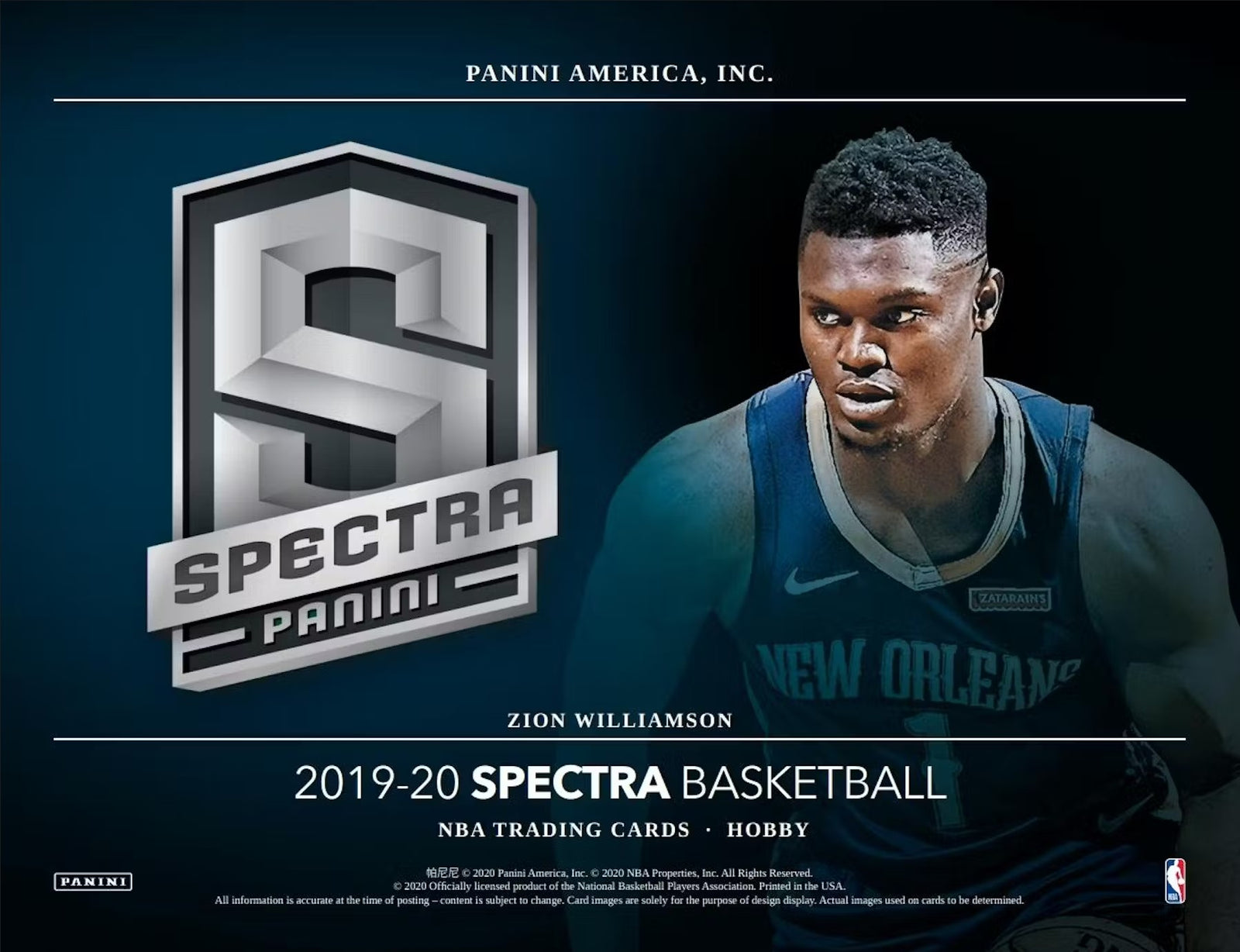 2019-20 Panini Spectra Basketball Hobby Trading Cards