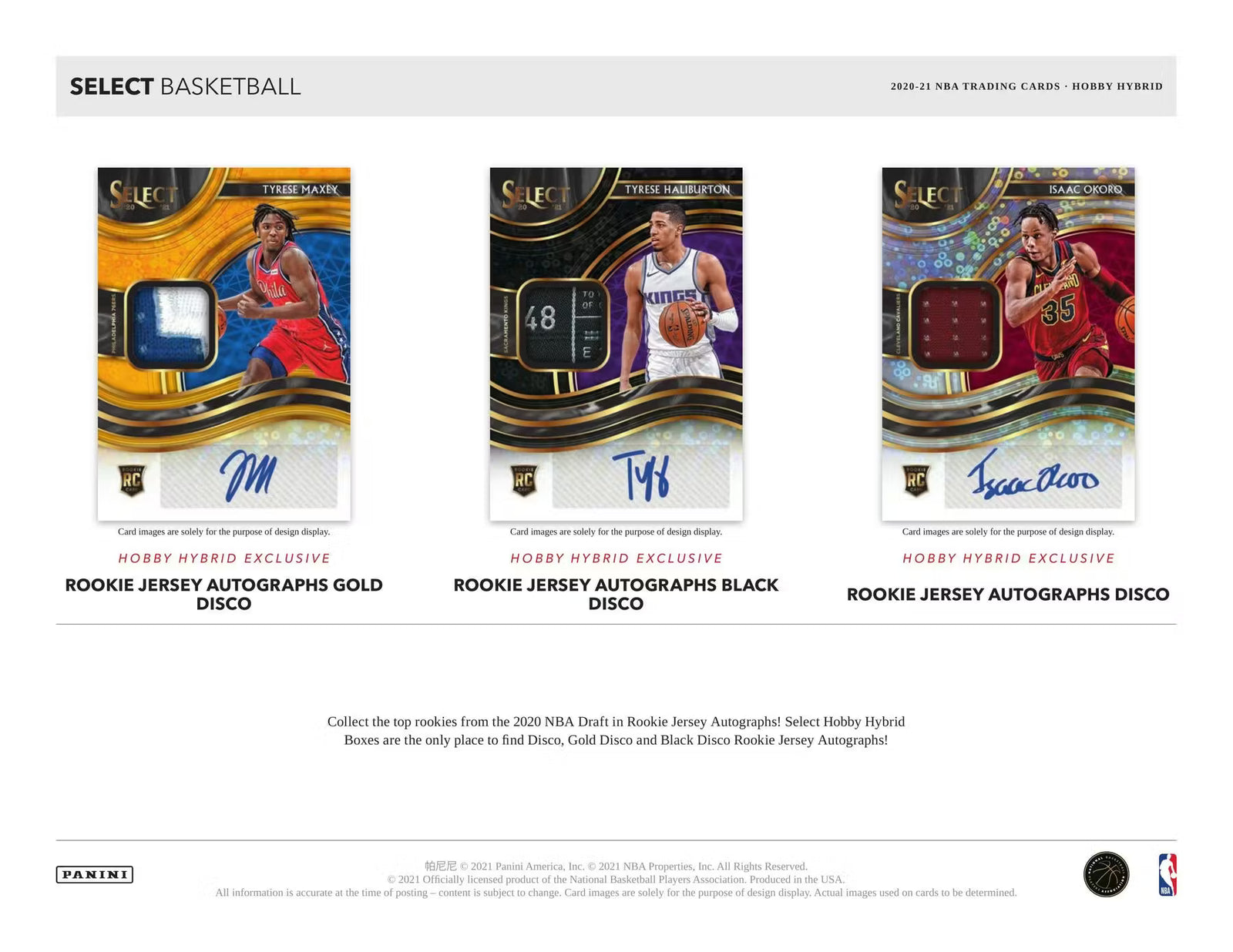 2020-21 Panini Select Basketball H2 Trading Cards