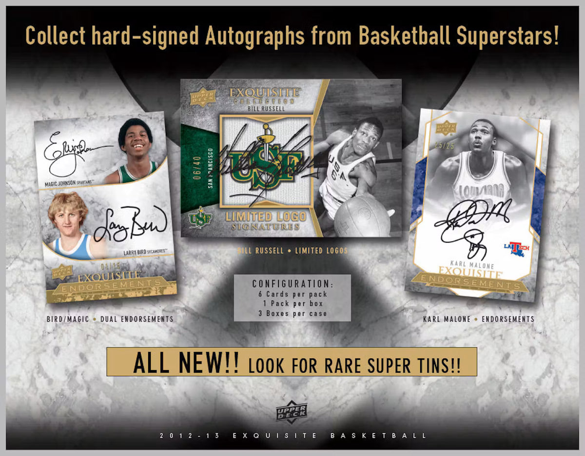 2012-13 Upper Deck Exquisite Basketball Hobby Trading Cards