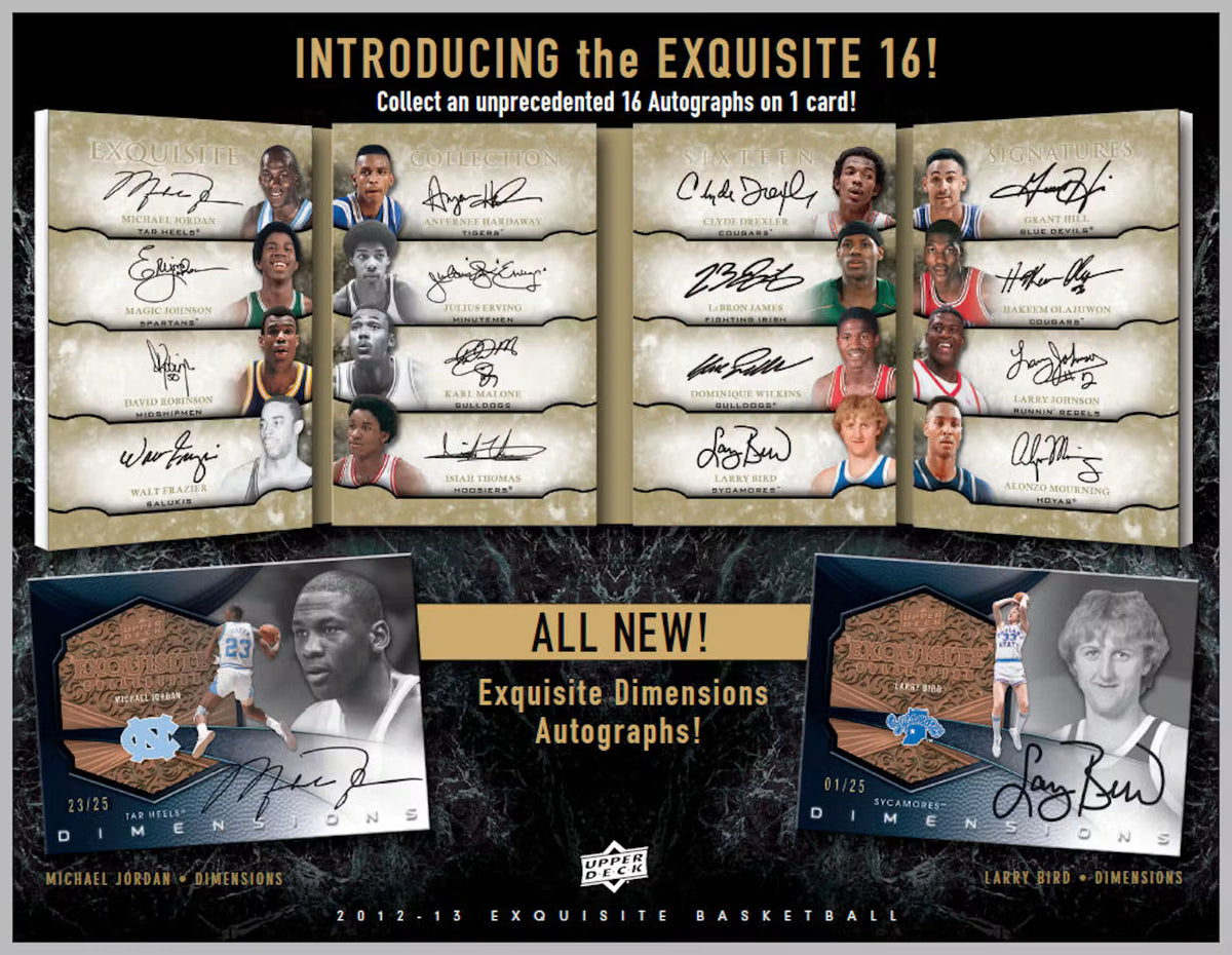 2012-13 Upper Deck Exquisite Basketball Hobby Trading Cards