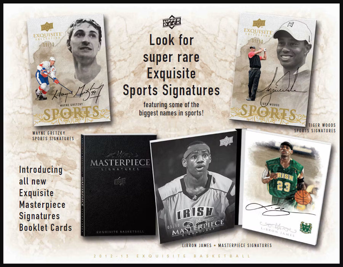 2012-13 Upper Deck Exquisite Basketball Hobby Trading Cards