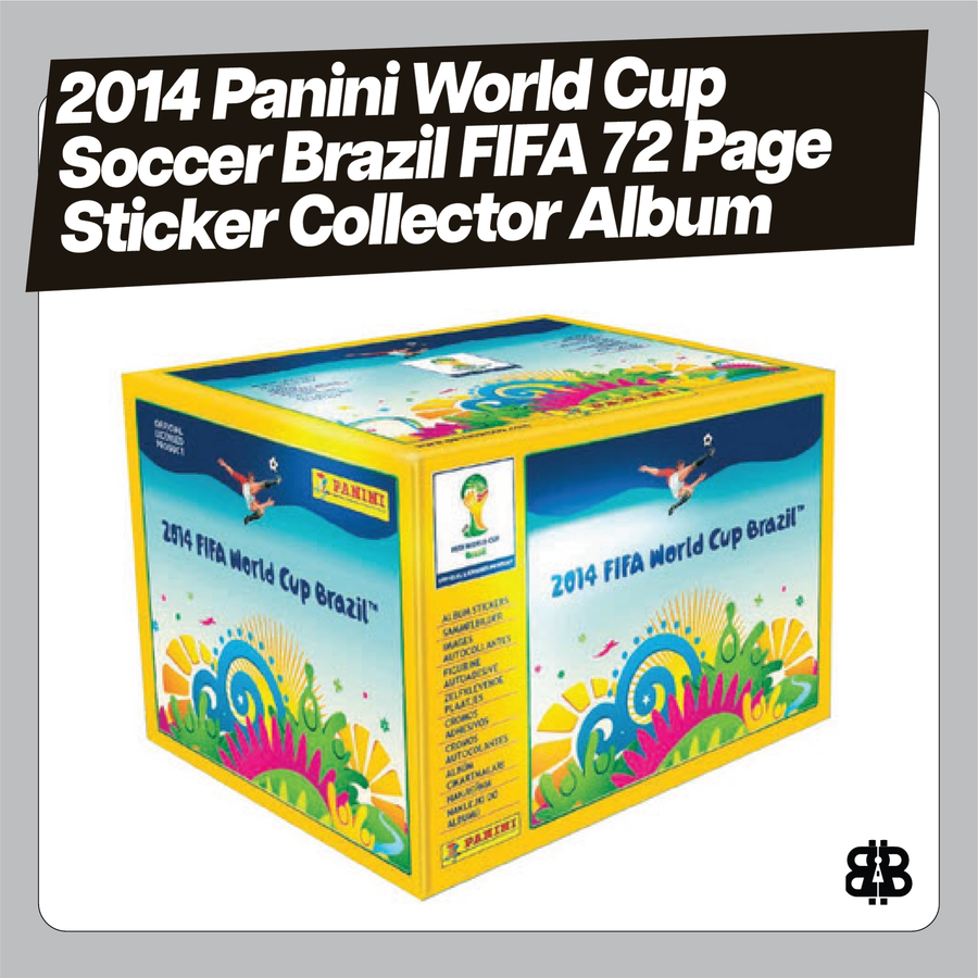 2014 Panini World Cup Soccer Brazil FIFA 72 Page Sticker Collector Album LV - The Ballers Bank