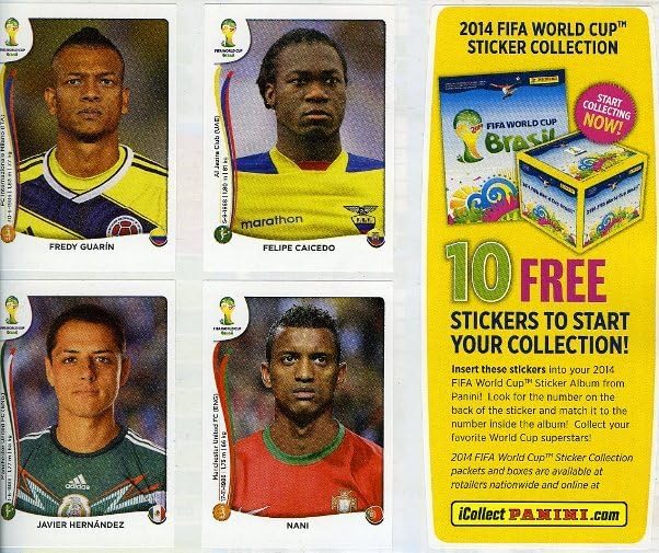 2014 Panini World Cup Soccer Brazil FIFA 72 Page Sticker Collector Album LV - The Ballers Bank