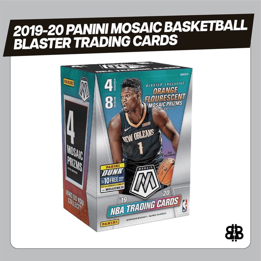 2019 - 20 Panini Mosaic Basketball Blaster Trading Cards - The Ballers Bank
