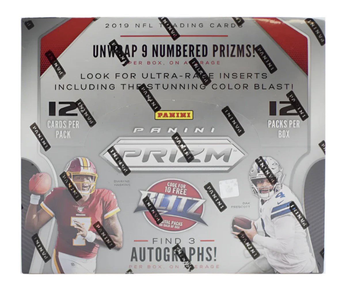 2019 Panini Prizm Football Hobby Trading Cards - The Ballers Bank