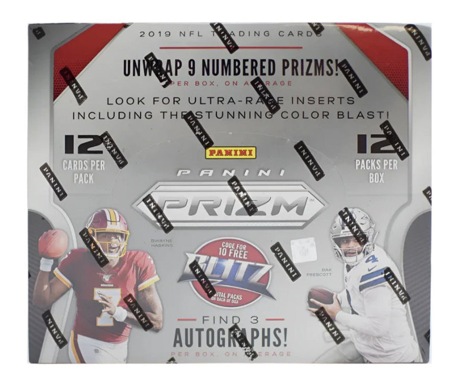 2019 Panini Prizm Football Hobby Trading Cards - The Ballers Bank