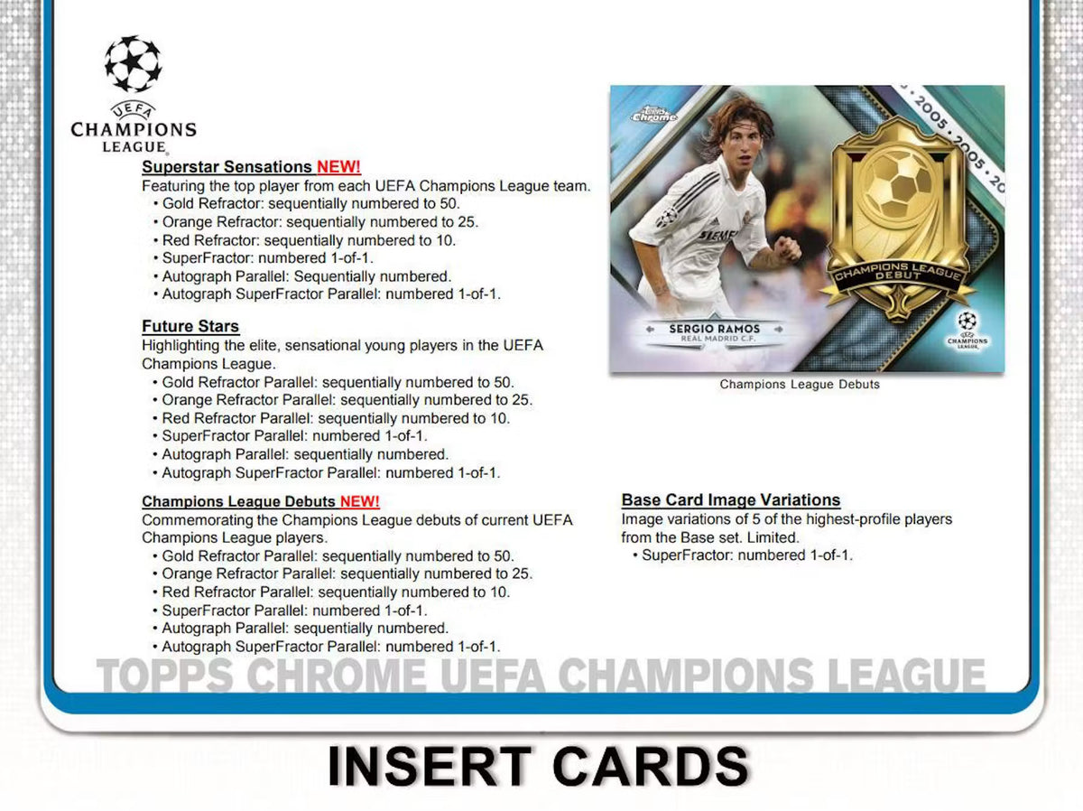 2018-19 Topps Chrome Soccer UEFA Champions League Hobby Trading Cards LV