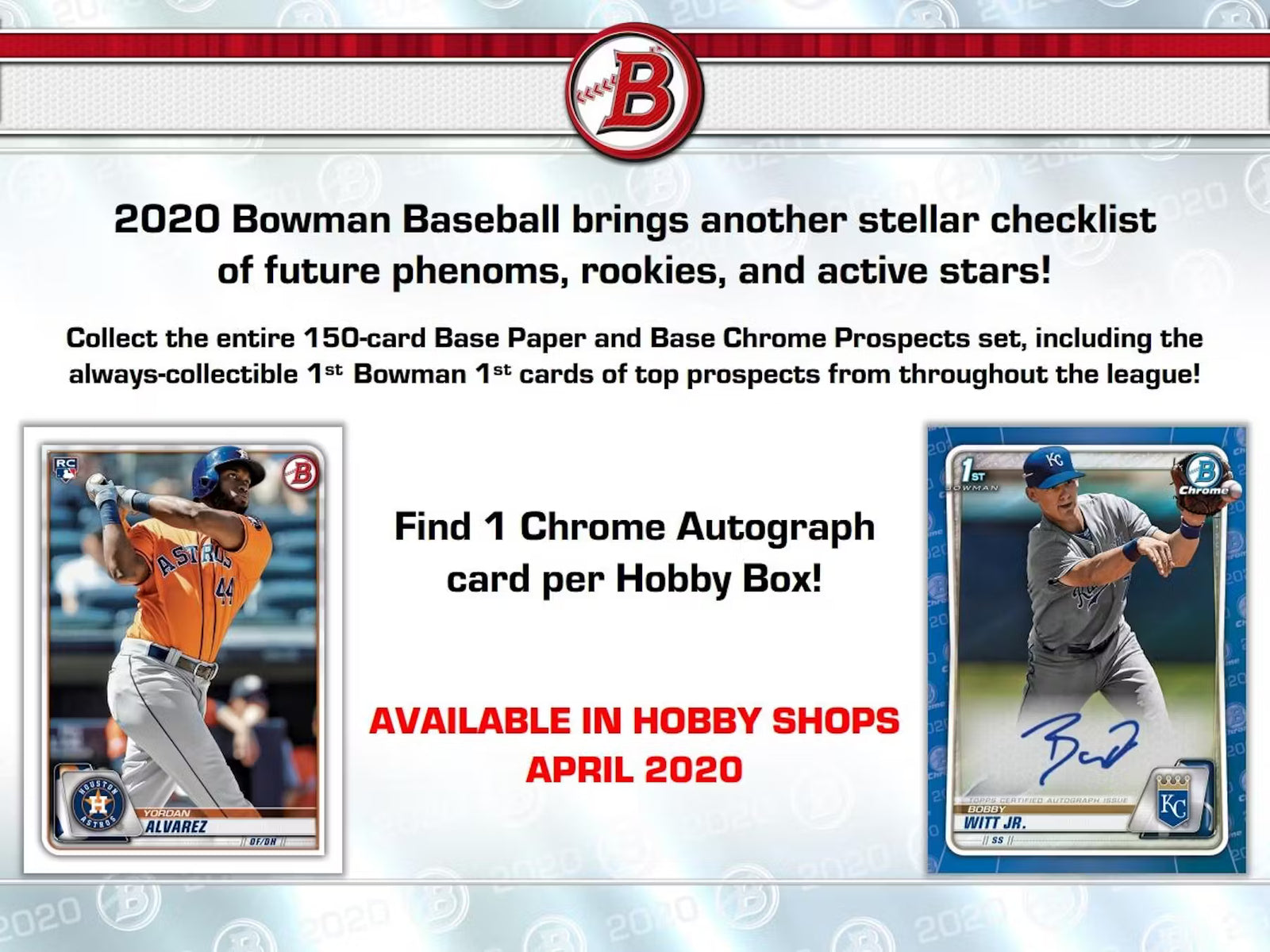 2020 Topps Bowman Baseball Hobby Trading Cards