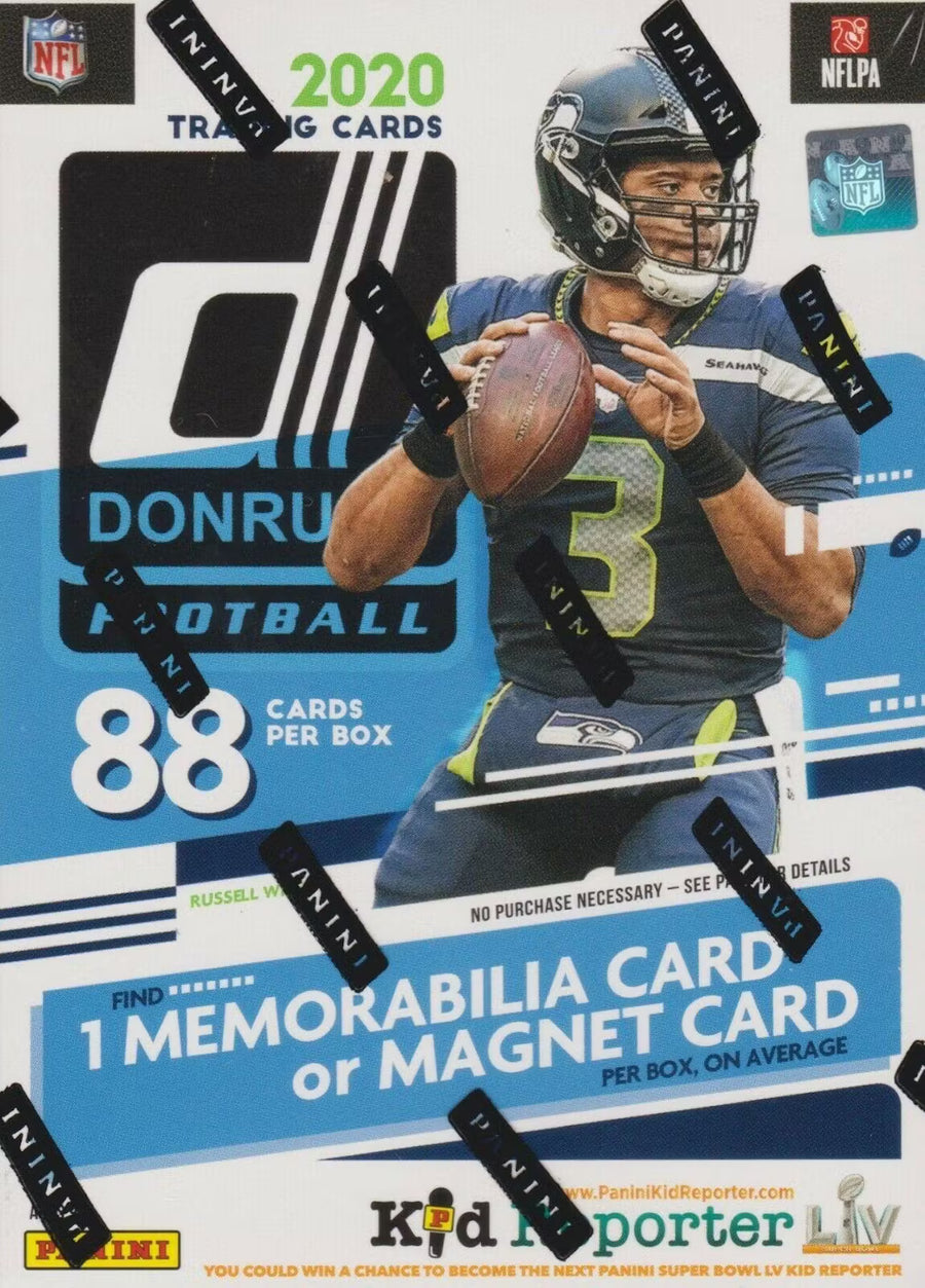 2020 Panini Donruss Football Blaster Trading Cards
