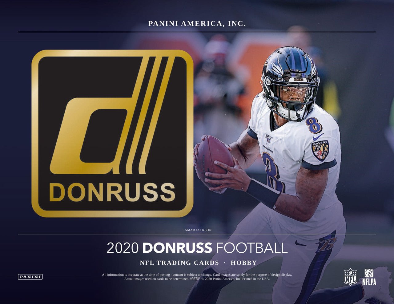 2020 Panini Donruss Football Hobby Trading Cards - The Ballers Bank