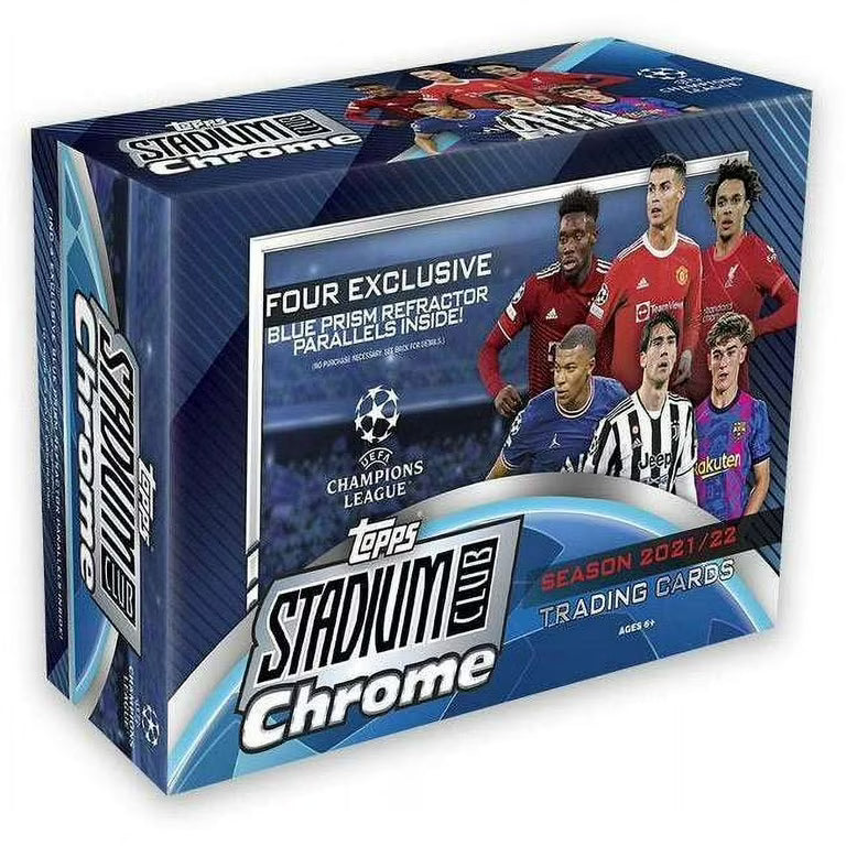 2021-22 Topps Chrome Stadium Club UEFA Champions League Mega Trading Cards LV