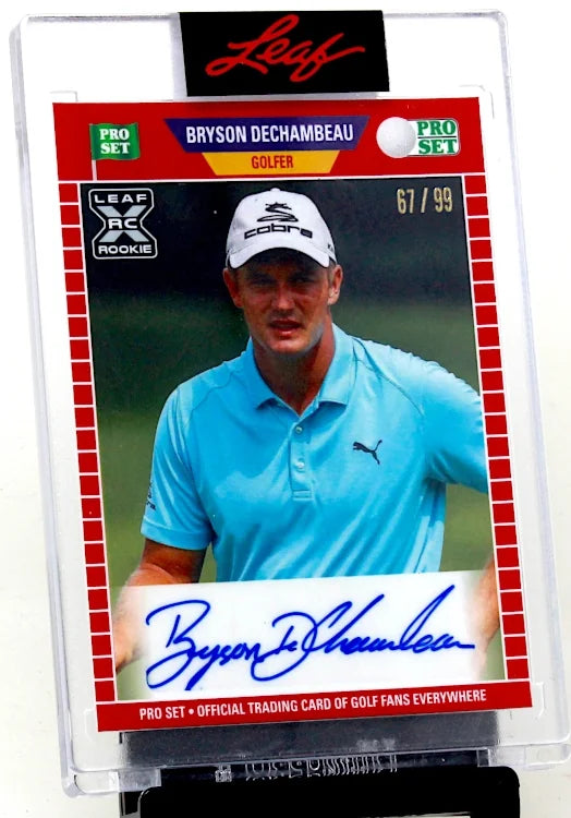 Bryson DeChambeau Signed 2021 Pro Set Autograph Card | Numbered to 99