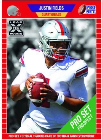 2021 Pro Set PS2 Justin Fields Rookie Card Variation | 10 Card Lot