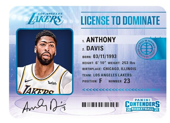 2020-21 Panini Contenders Basketball Hobby Trading Cards