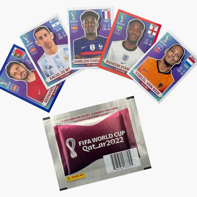 2022 Panini FIFA World Cup Qatar Soccer Stickers LV - The Ballers Bank