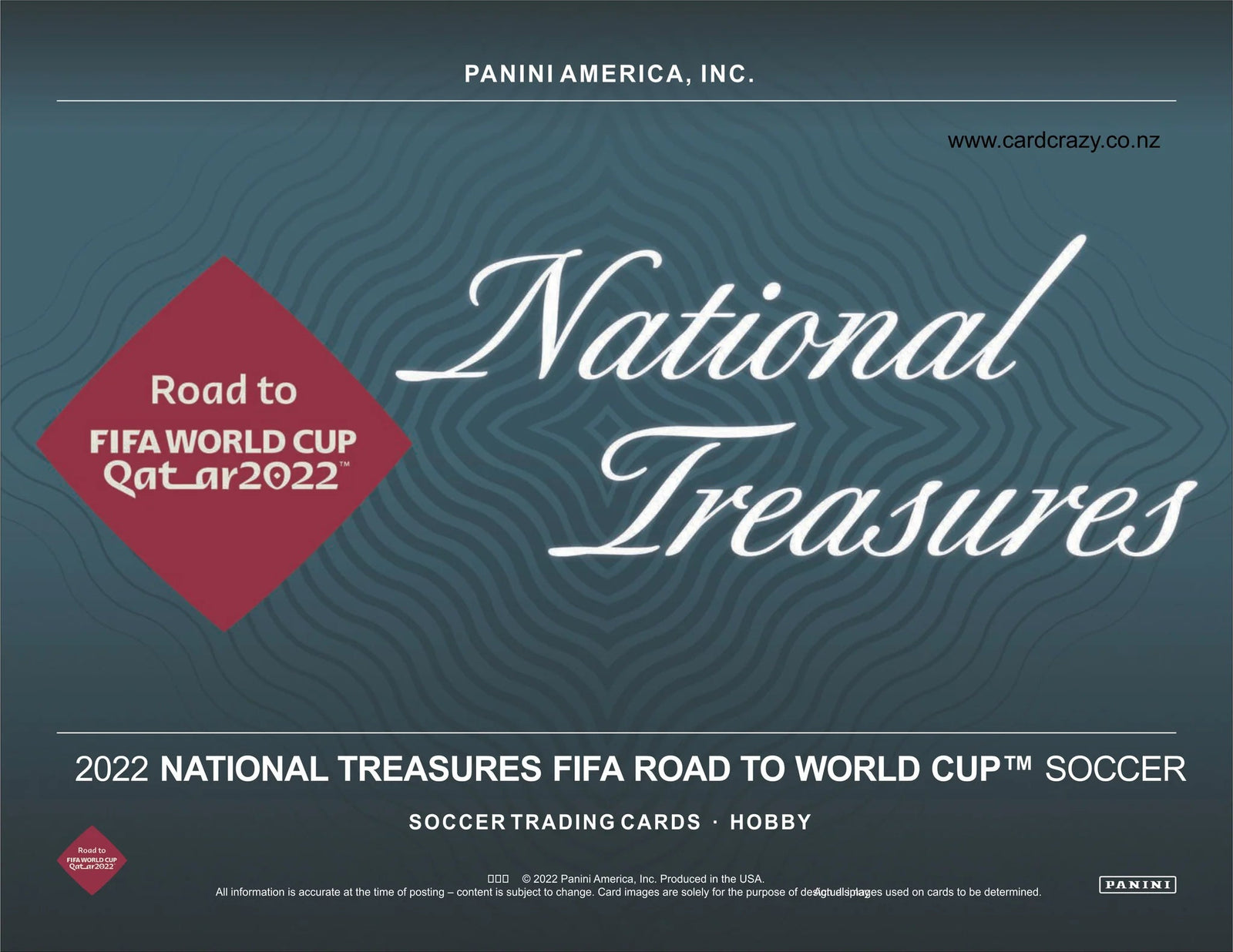2022 Panini National Treasures FIFA Road to World Cup Soccer Hobby Trading Cards - The Ballers Bank