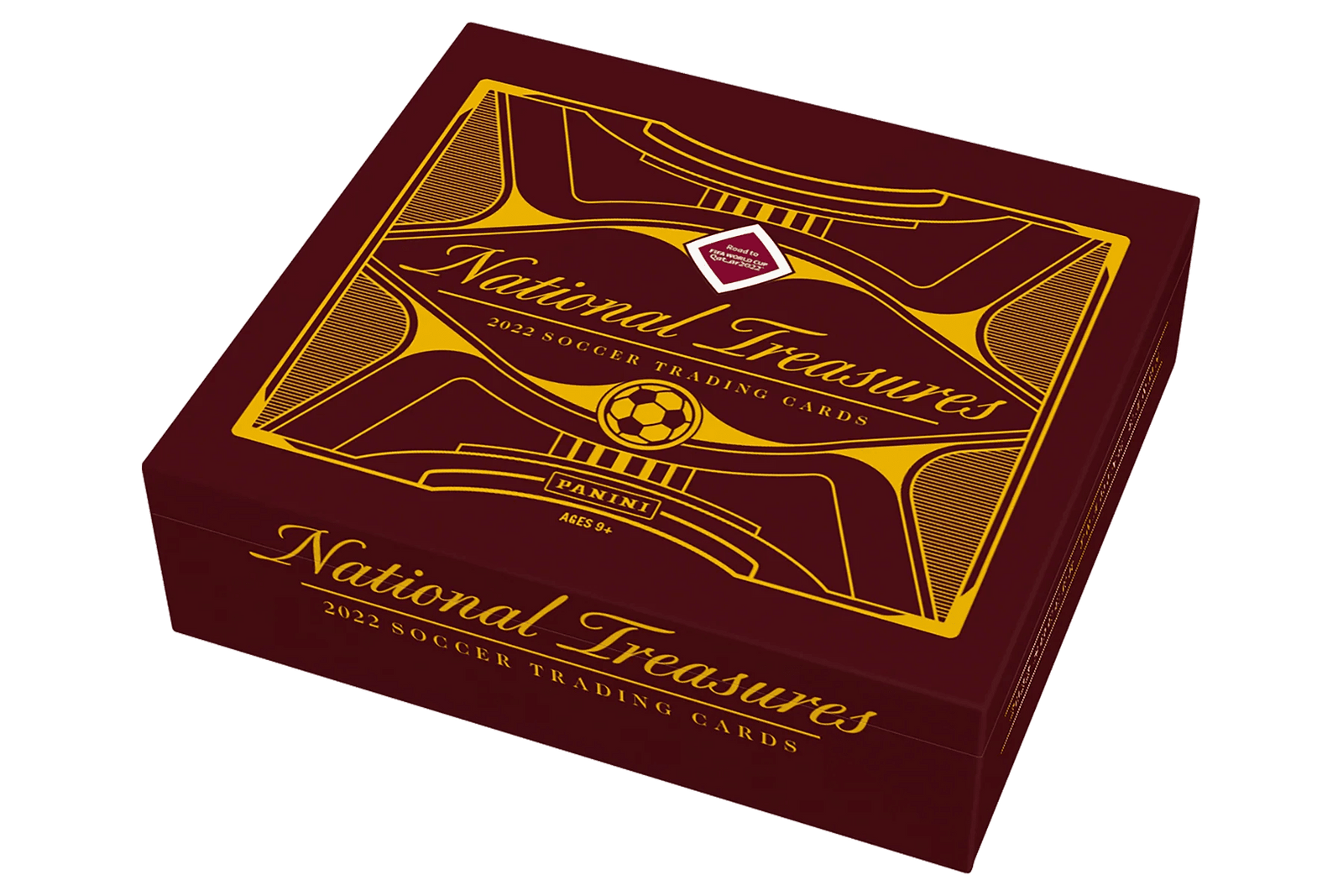 2022 Panini National Treasures FIFA Road to World Cup Soccer Hobby Trading Cards - The Ballers Bank