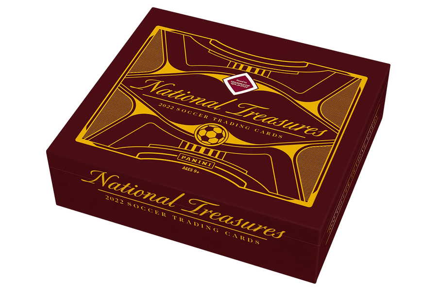 2022 Panini National Treasures FIFA Road to World Cup Soccer Hobby Trading Cards - The Ballers Bank