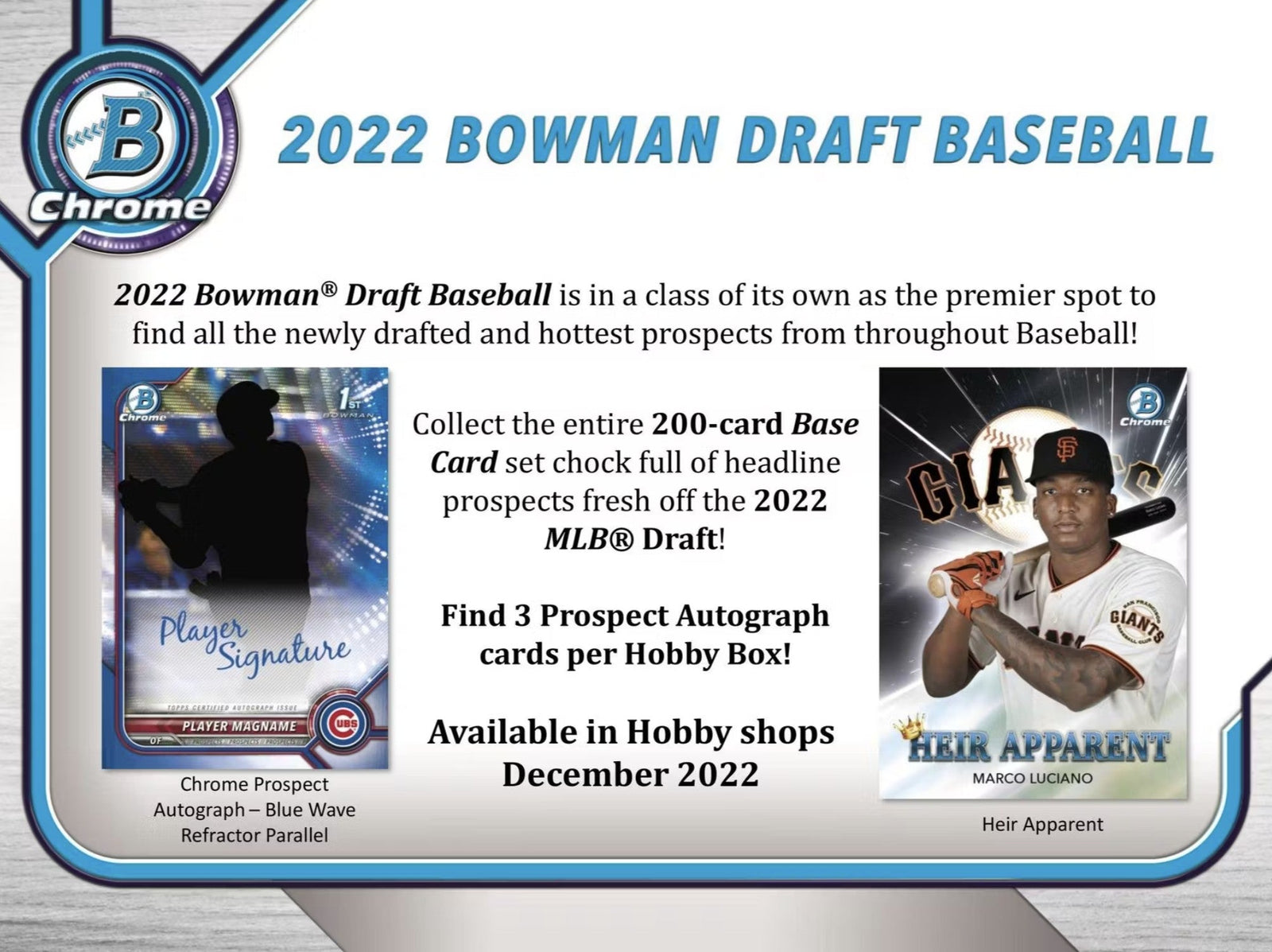 2022 Topps Bowman Draft Baseball Jumbo Trading Cards - The Ballers Bank