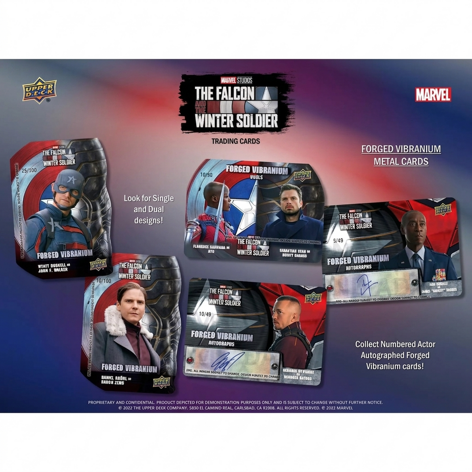 2022 Upper Deck Marvel Studios The Falcon and the Winter Soldier Hobby Box (Ships Sealed Only)