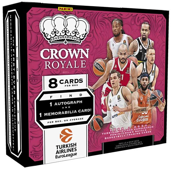 2023-24 Panini Crown Royale Basketball Euro League Hobby Trading Cards