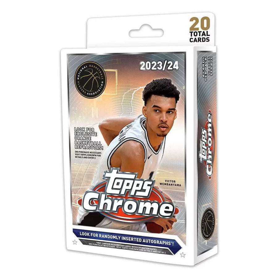 2023-24 Topps Chrome Basketball Hanger Trading Cards