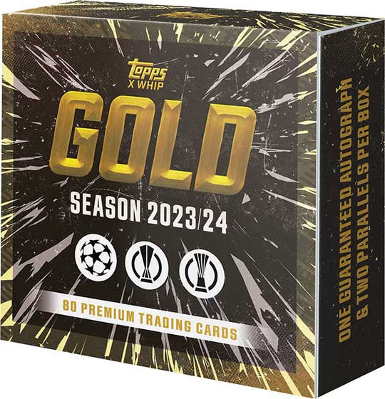 2023-24 Topps Gold UEFA Club Competitions Soccer Hobby Trading Cards