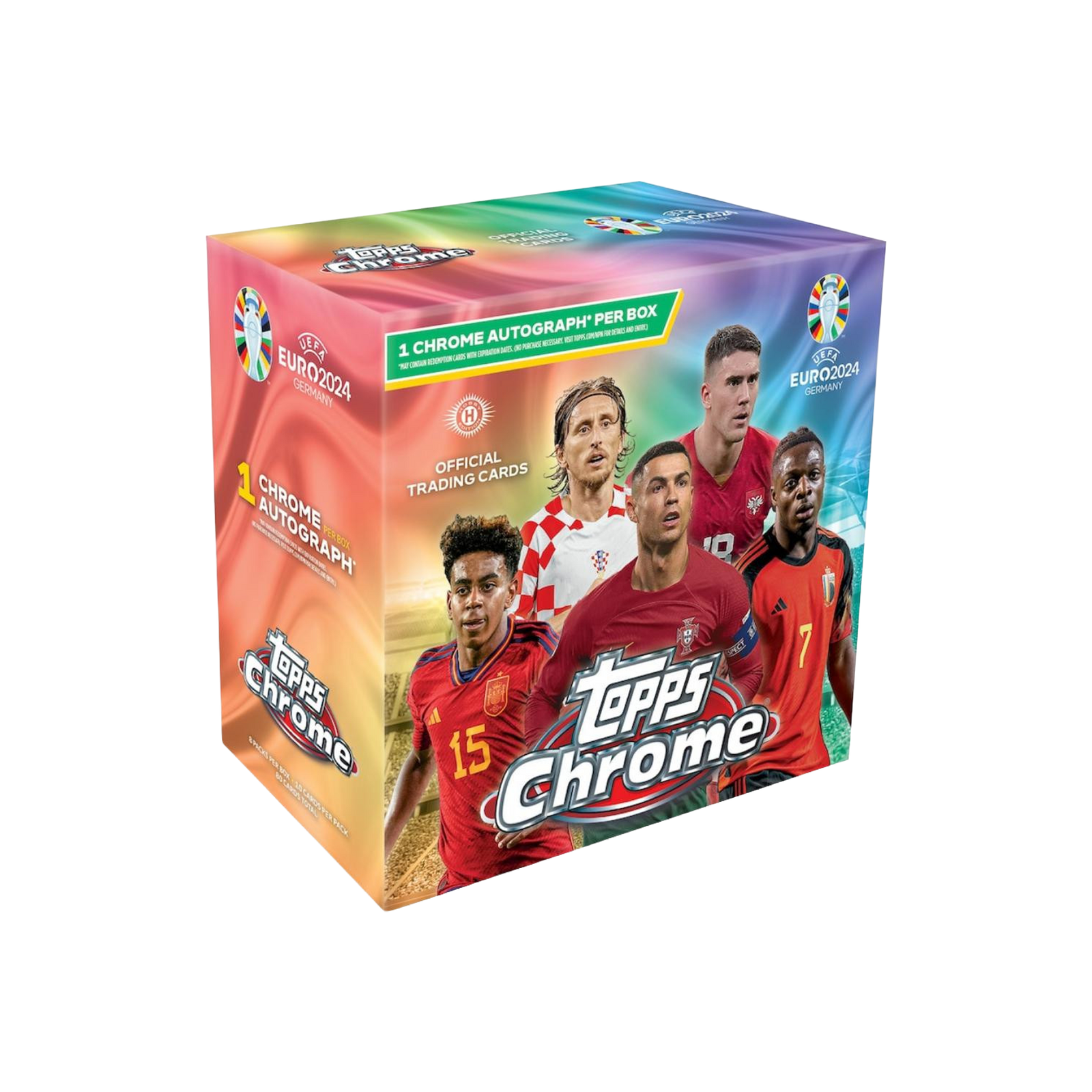 2023 - 24 Topps Chrome UEFA Euro Soccer Hobby Trading Cards LV - The Ballers Bank