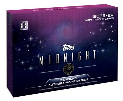 2023 - 24 Topps Midnight Basketball Hobby Trading Cards LV - The Ballers Bank