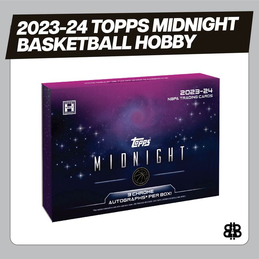 2023 - 24 Topps Midnight Basketball Hobby Trading Cards LV - The Ballers Bank