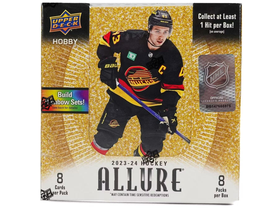 2023 - 24 Upper Deck Allure Hockey Hobby Trading Cards - The Ballers Bank
