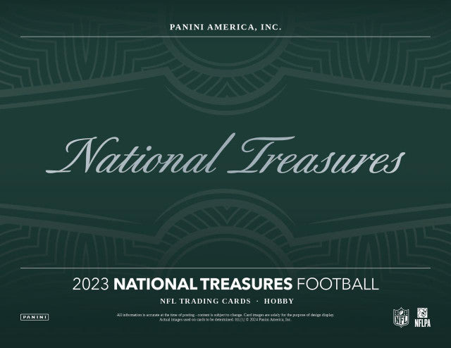 2023 Panini National Treasures Football Hobby Trading Cards