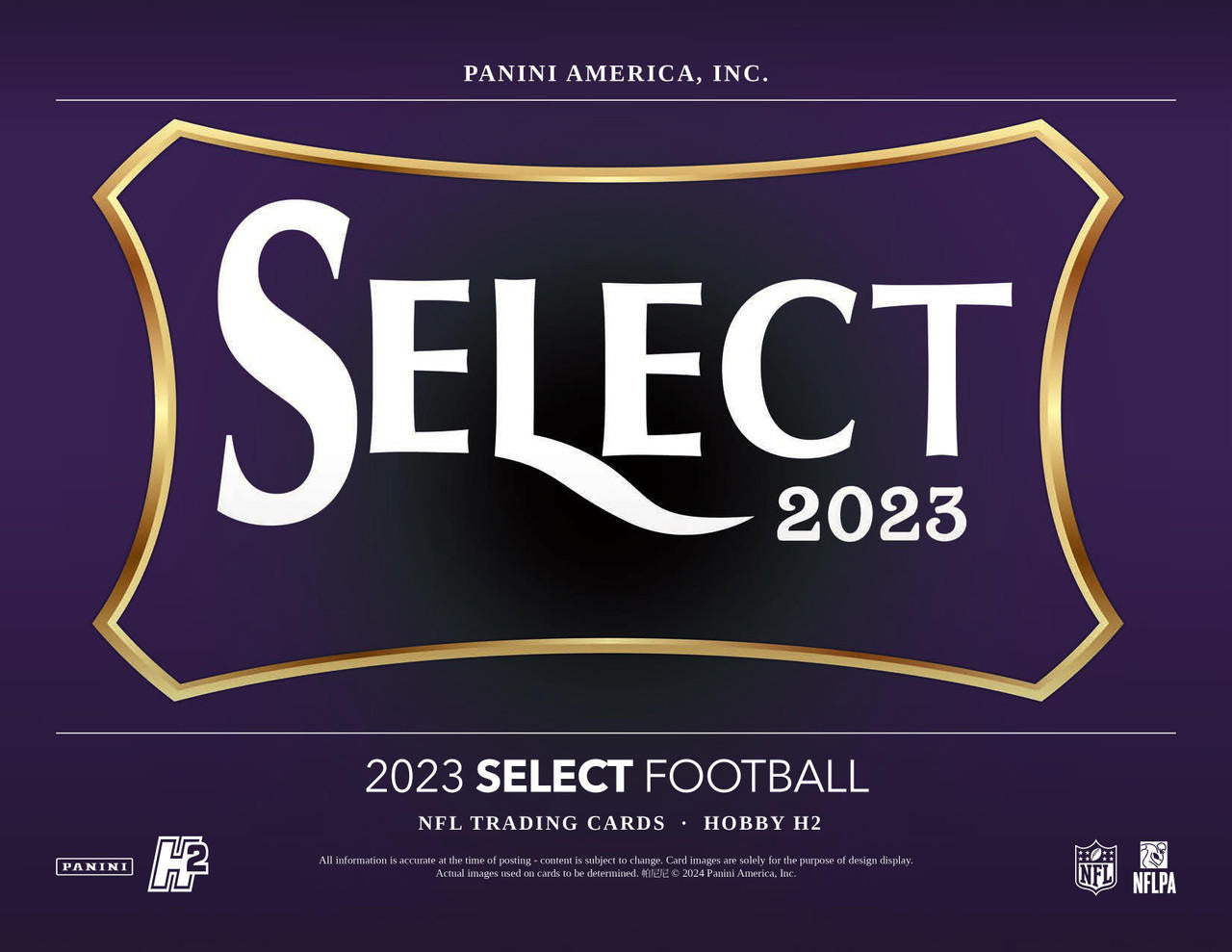 2023 Panini Select Football H2 Trading Cards