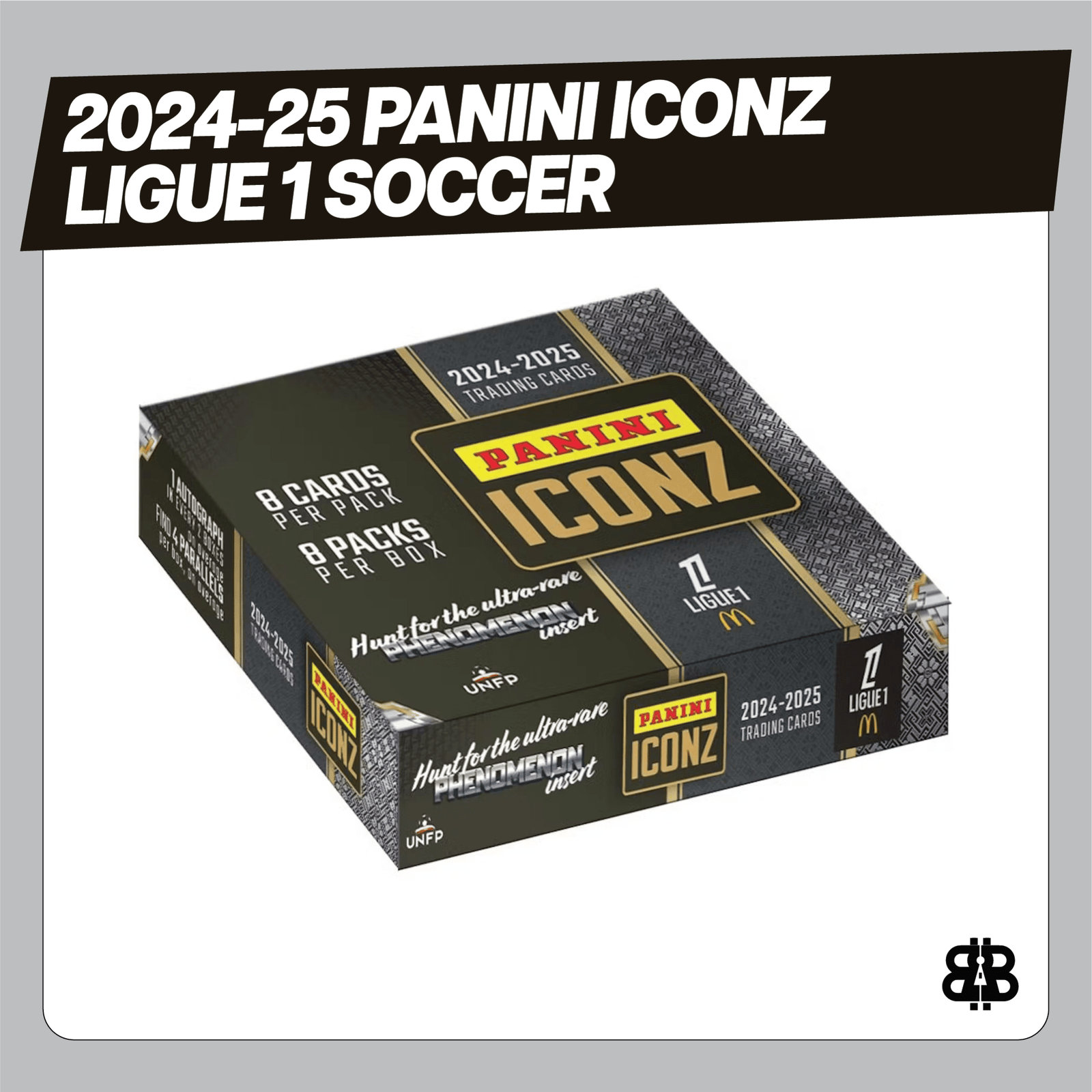 2024 - 25 Panini Iconz Ligue 1 Soccer Hobby Trading Cards LV - The Ballers Bank