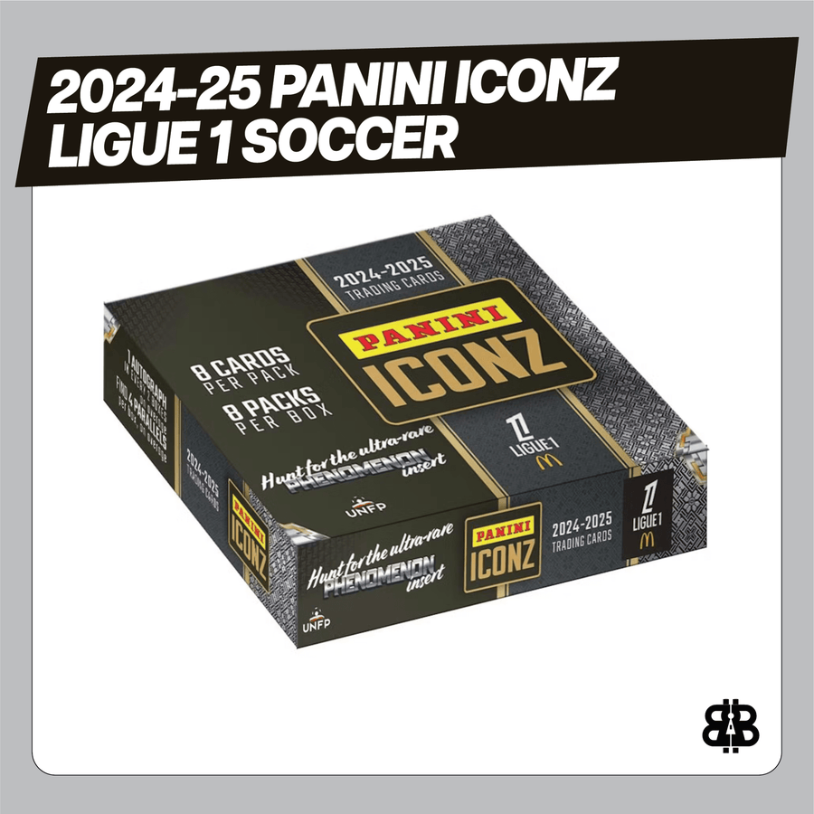 2024 - 25 Panini Iconz Ligue 1 Soccer Hobby Trading Cards LV - The Ballers Bank