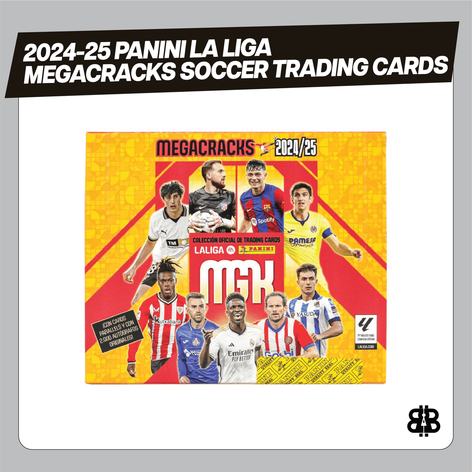 2024 - 25 Panini La Liga Megacracks Soccer Trading Cards LV - The Ballers Bank