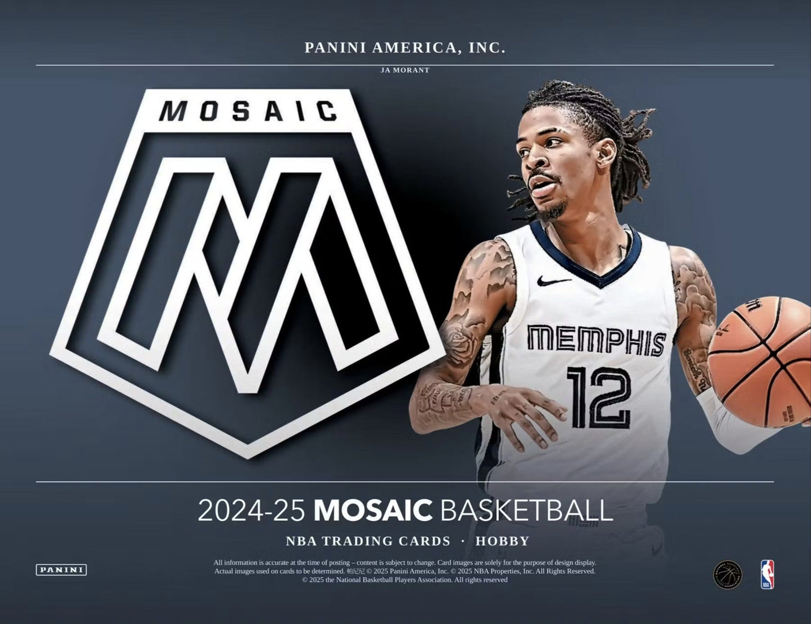 2024 - 25 Panini Mosaic Basketball Hobby Trading Cards - The Ballers Bank