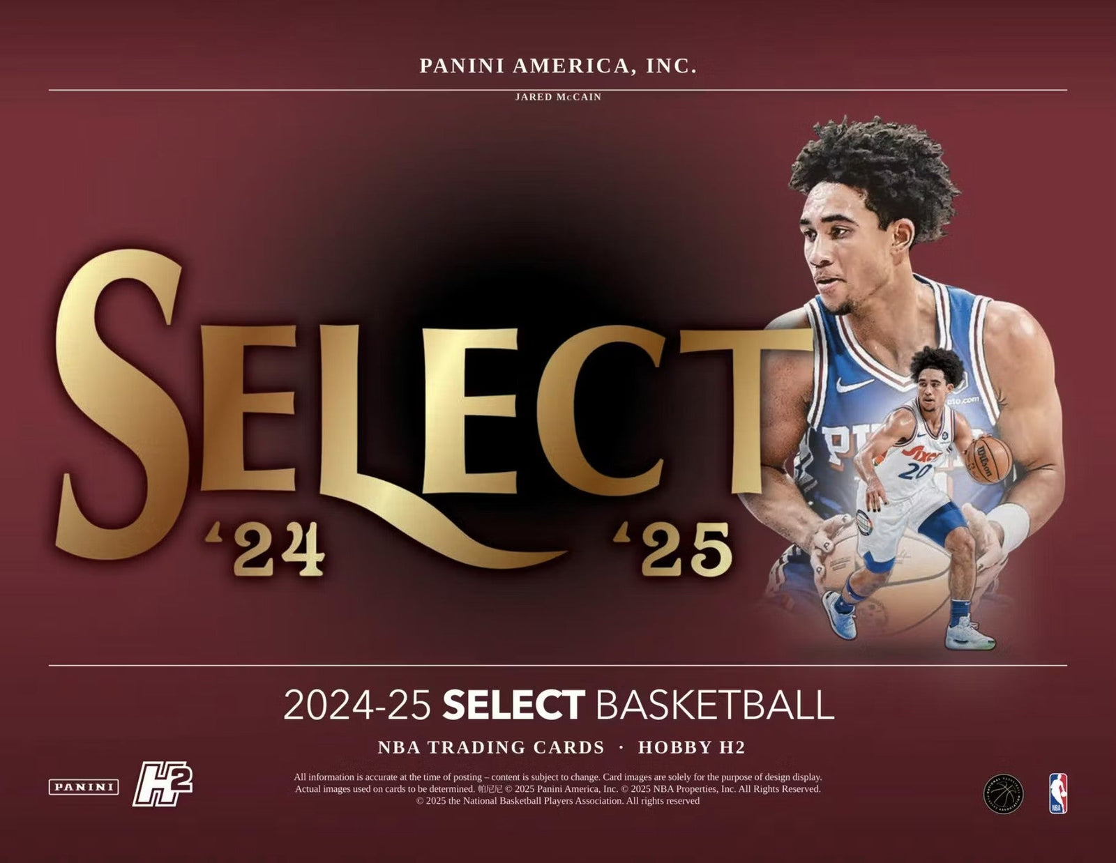 2024 - 25 Panini Select Basketball H2 Trading Cards - The Ballers Bank