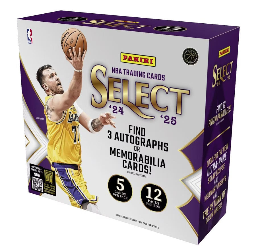 2024 - 25 Panini Select Basketball Hobby Trading Cards - The Ballers Bank