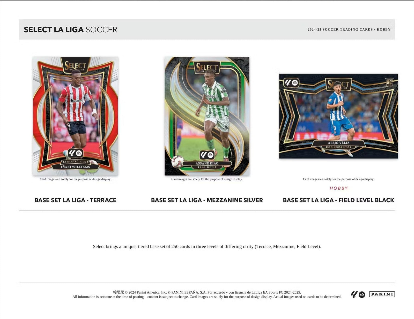 2024 - 25 Panini Select Soccer La Liga Hobby Trading Cards LV - The Ballers Bank