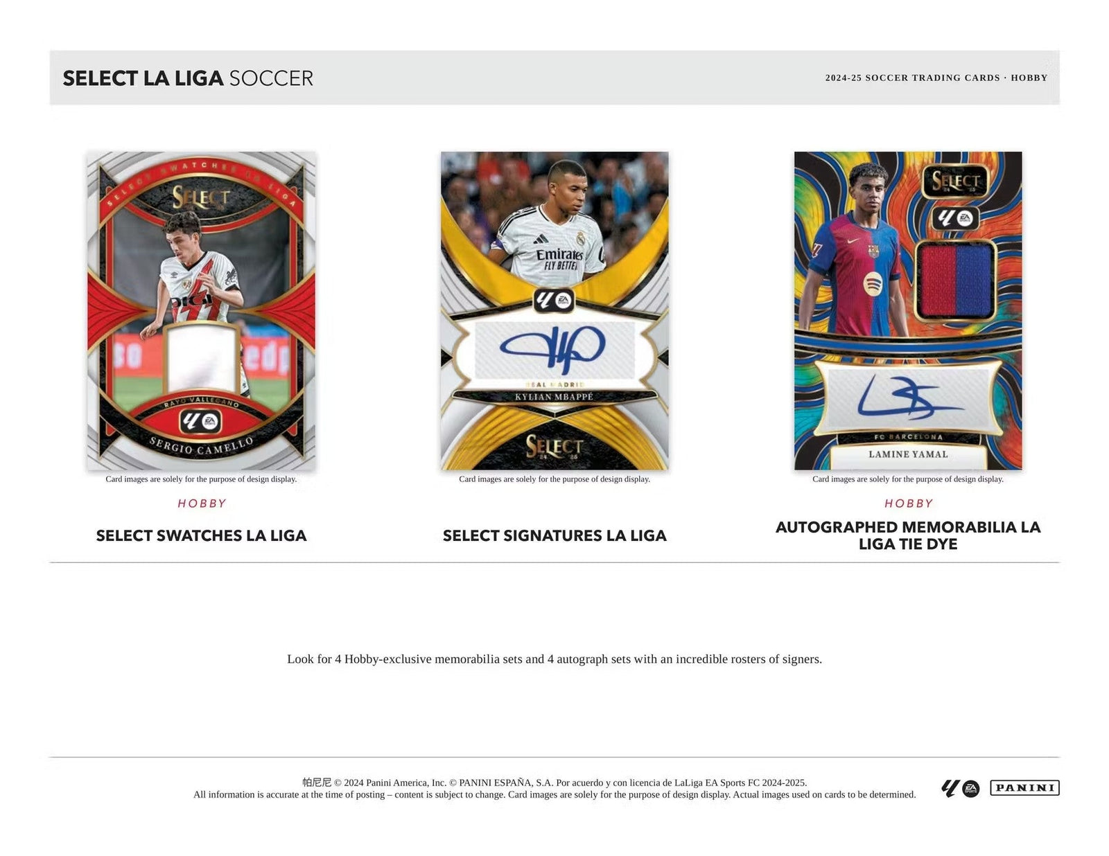 2024 - 25 Panini Select Soccer La Liga Hobby Trading Cards LV - The Ballers Bank