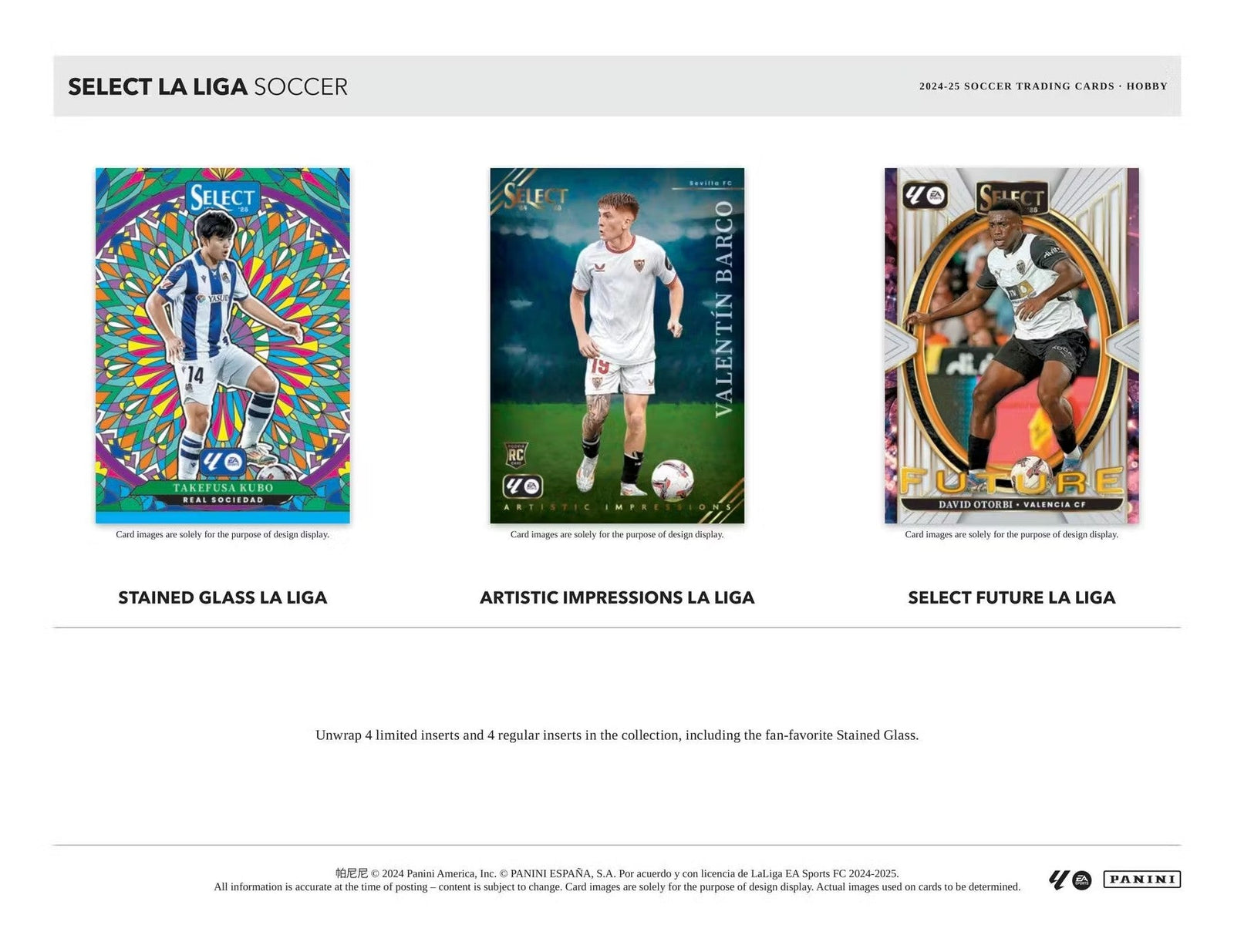 2024 - 25 Panini Select Soccer La Liga Hobby Trading Cards LV - The Ballers Bank