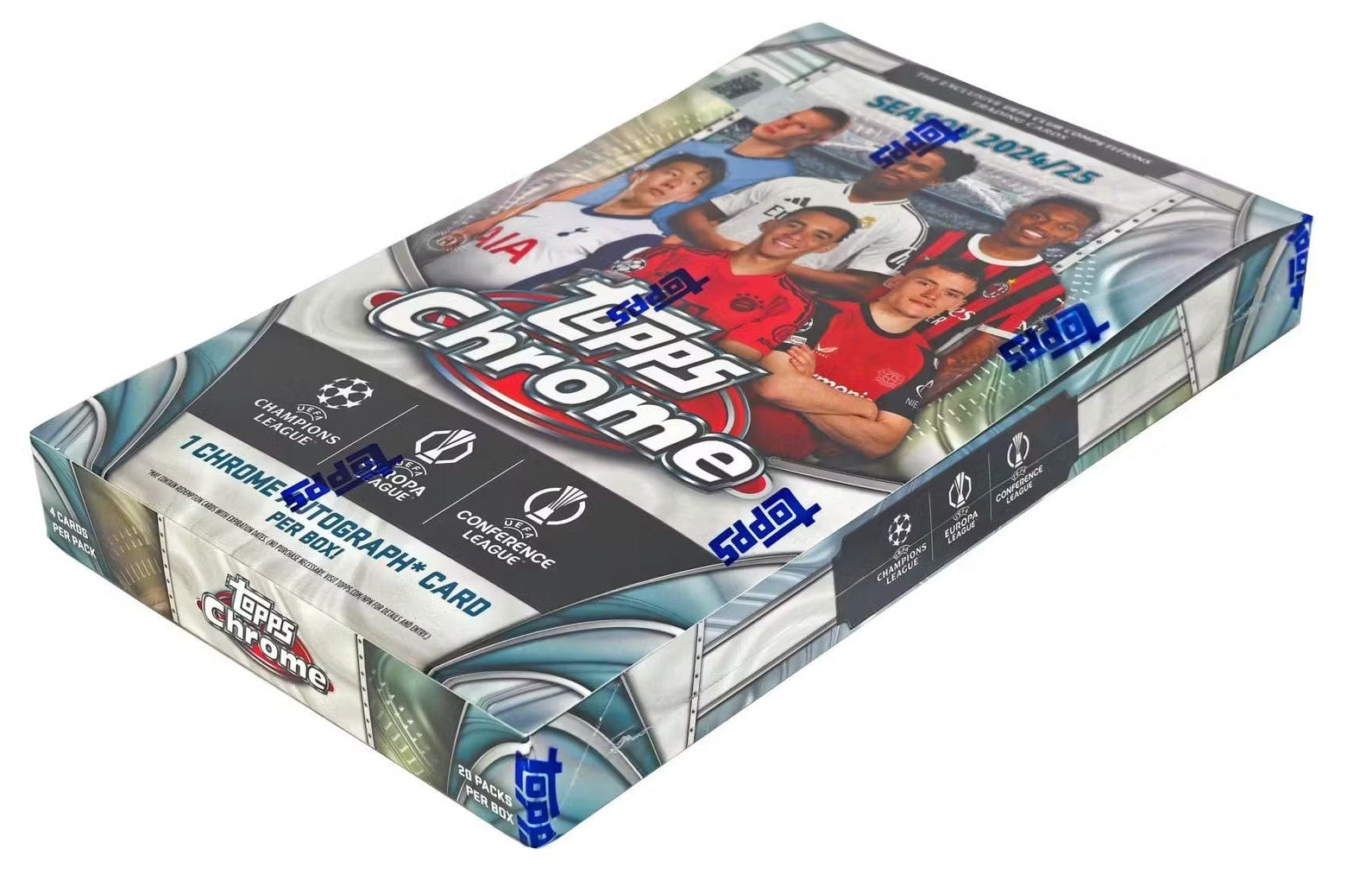 2024 - 25 Topps Chrome UEFA Club Competitions Soccer Hobby Trading Cards LV - The Ballers Bank