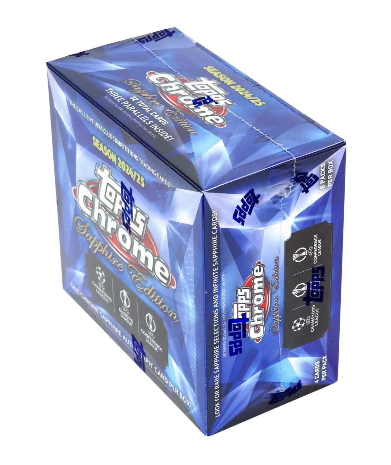 2024 - 25 Topps Chrome UEFA Club Competitions Soccer Sapphire Edition Trading Cards - The Ballers Bank