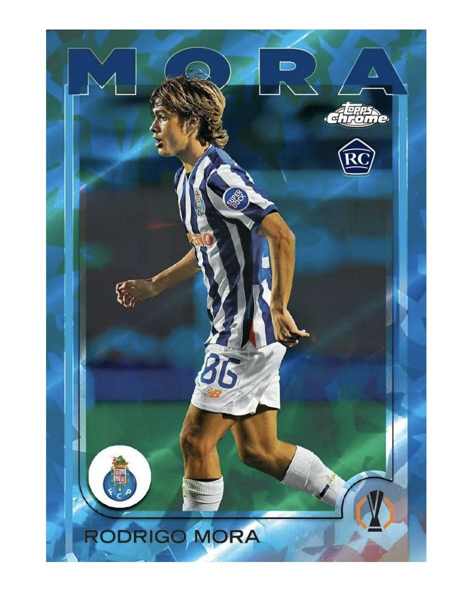 2024 - 25 Topps Chrome UEFA Club Competitions Soccer Sapphire Edition Trading Cards - The Ballers Bank