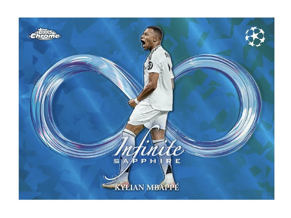 2024 - 25 Topps Chrome UEFA Club Competitions Soccer Sapphire Edition Trading Cards - The Ballers Bank